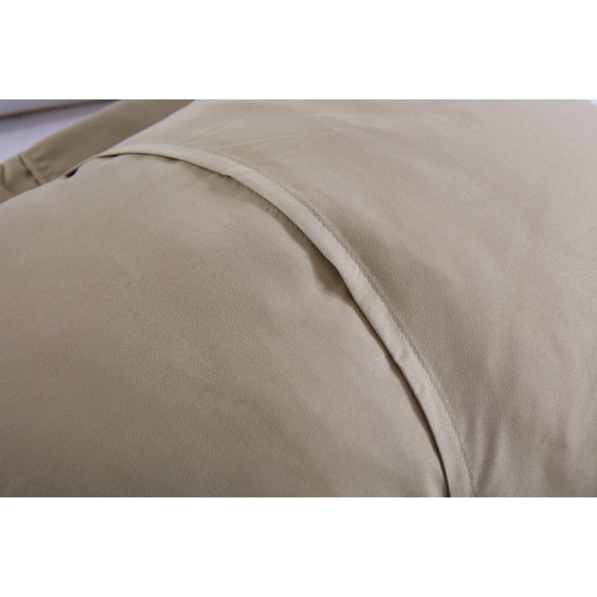 Porch & Den Manor Embroidered Pillow Sham (Set of 2) Taupe 20 X 26 +2
