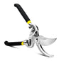 Deli Garden Pruning Shears, 8" Bypass Gardening Pruner, Garden Scissors, Garden Clippers, Black